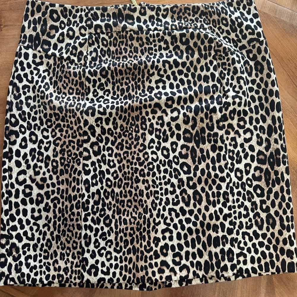 MICHAEL Michael Kors Leopard Print Pencil Skirt - XL